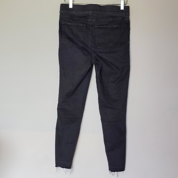 SPANX Vintage Distressed Ankle Skinny Jeans Black M - Picture 4 of 10